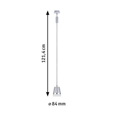  Urail Susp Cone GU10 max10W gr 