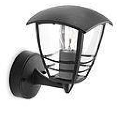  Creek wall lantern black 1x60W 