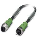  SAC-3P-M12MS/0,6-PVC/M12FS 