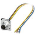  SACC-SQ-M12MSD-4CON-25F/0,5 
