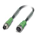  SAC-3P-M 8MS/ 2,0-PUR/M12FS 