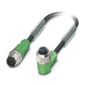  SAC-4P-M12MS/1,0-PUR/M12FR 