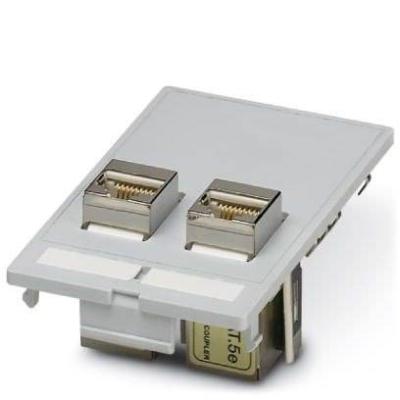 VS-SI-FP-2RJ45-5-MOD-BU/BU 