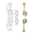  ISEO 15500451.5 verrou 4 point 