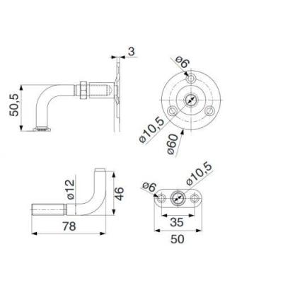  TORBEL 9930041 Support de ramp 