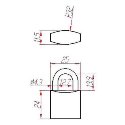  HERACLES I-CAD25-BS cadenas la 