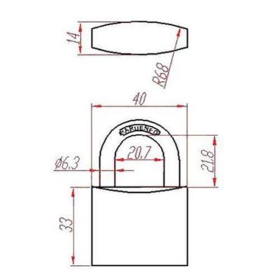  HERACLES I-CAD40-BS cadenas la 