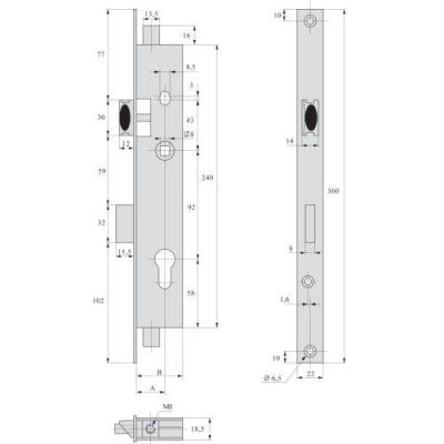  STREMLER 2270.41.0 serrure 3 p 