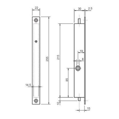  METALUX F132300000 serrure � e 