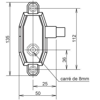  METALUX F671502000 serrure bec 