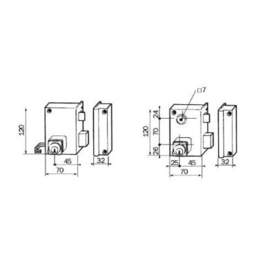  BRICARD 450110 serrure monopoi 