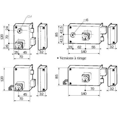  BRICARD 452110 serrure monopoi 