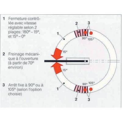  DORMAKABA 61801001 pivot de so 