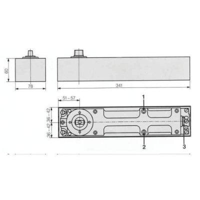  DORMAKABA 80120001 pivot de so 