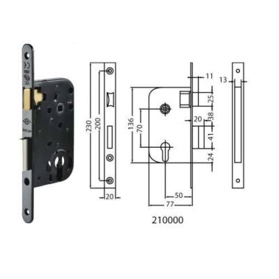  JPM 210000-01-1J serrure � lar 