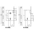  JPM 240000-01-1B serrure � lar 