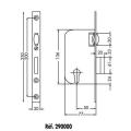  JPM 290000-01-0B serrure monop 