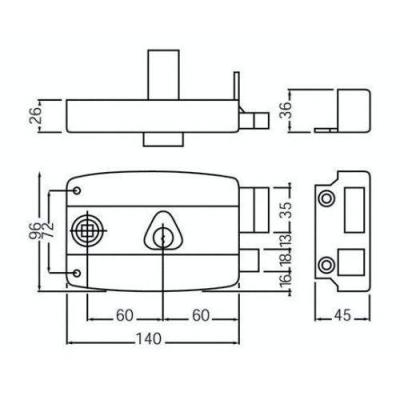  CISA 3005013000 serrure monopo 