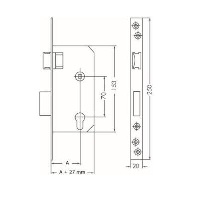  JPM 920000-03-2A serrure � lar 