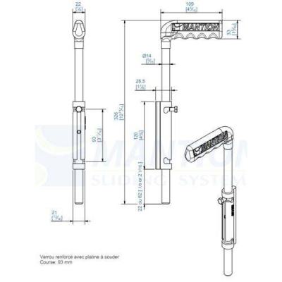  MANTION 1314SO verrou � douill 