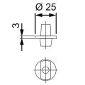  DORMA 45200401 axe plat coniqu 