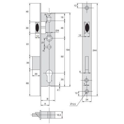  STREMLER 2660.57.0TP24 serrure 