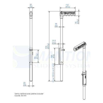  MANTION 1316SO verrou � douill 