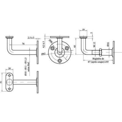  MAP MAP-6110N support rampe co 