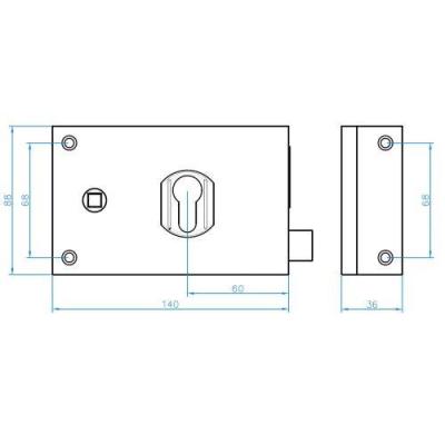  HERACLES 86910 serrure profil 