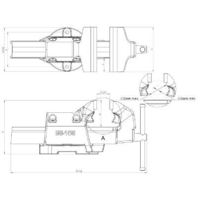  DOLEX 86 Etau r�glable s�rie 8 
