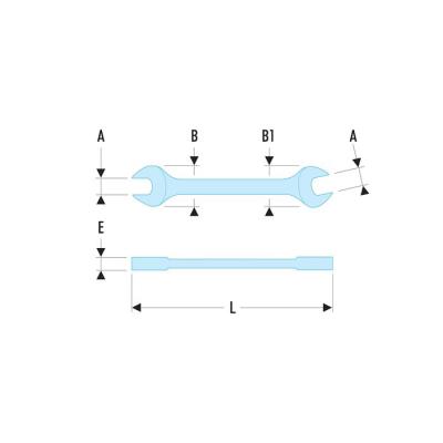  FACOM 44.30X32 Cl� � fourche m 