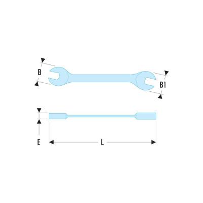  FACOM 31.12X13 cl� � fourche p 
