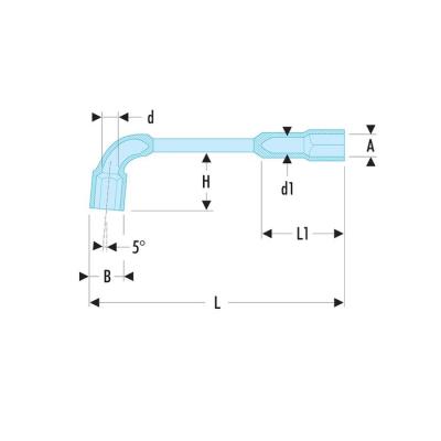  FACOM 76.19 cl� � pipe d�bouch 