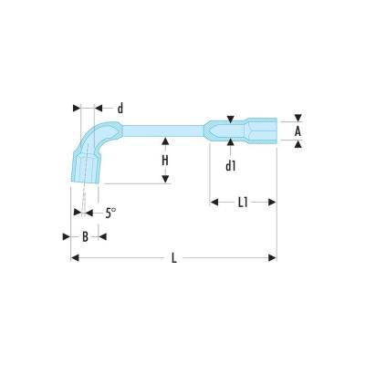  FACOM 76.29 cl� � pipe d�bouch 