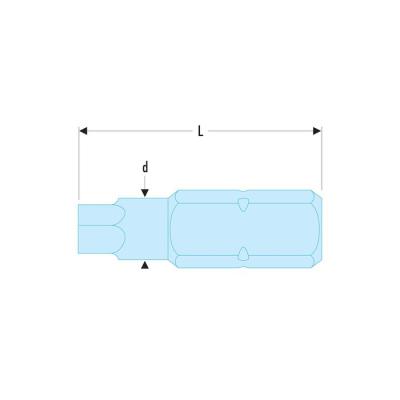  FACOM EH.105 Embout 1/4'' 6 pa 