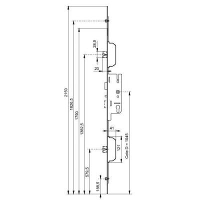  FERCO 6-33174-01-0-1 serrure � 