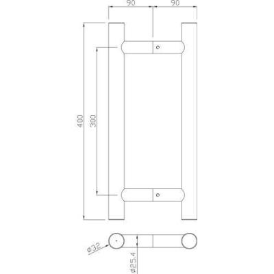  HERACLES B-INOX-PT003 poign�e 