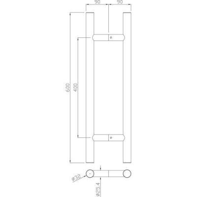  HERACLES B-INOX-PT005 poign�e 