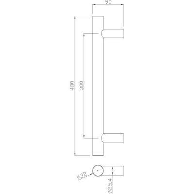  HERACLES B-INOX-PT105 poign�e 