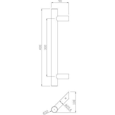  HERACLES B-INOX-PT117 poign�e 