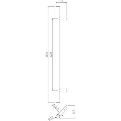  HERACLES B-INOX-PT123 poign�e 
