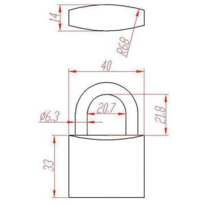  HERACLES CAD-O40 cadenas inox 