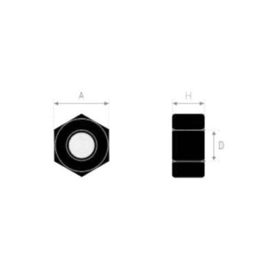  ULTIMA AFB9343 Ecrou hexagonal 
