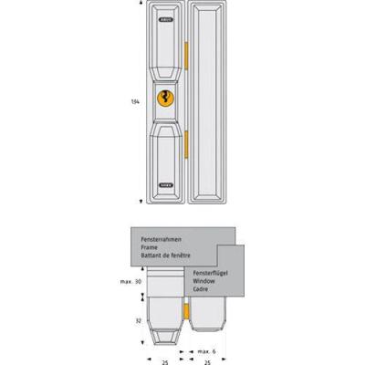  ABUS FTS88 W KD EK Verrou � cy 