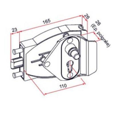  TIRARD EE571301 serrure �� bou 