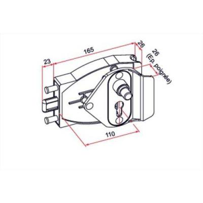  TIRARD EE571301 serrure �� bou 