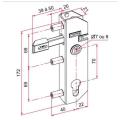 TIRARD GJ701302 serrure �� enc 