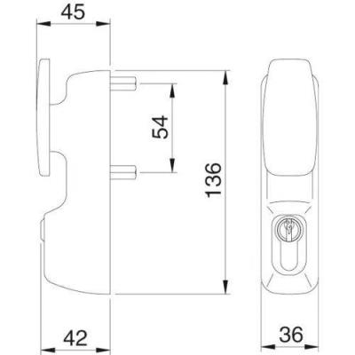  ISEO 94012004T module � bouton 