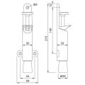  KWS 108202 arr�t de porte vert 