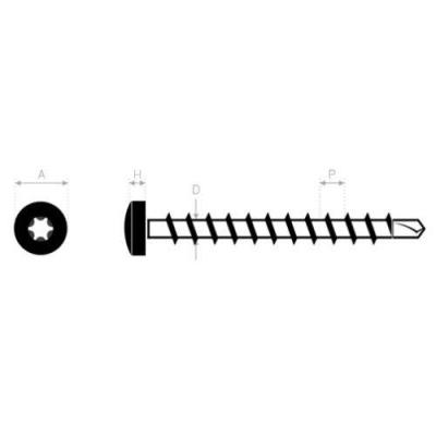  ULTIMA 15348700 Vis auto-perce 